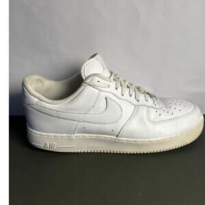 Mens Nike Air Force 1 '07 'Triple White' Size 10.5